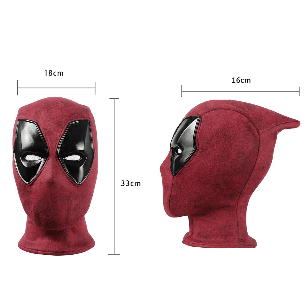 Halloween Superhero Deadpool Mask Faceshell Cosplay High Quality Masquerade Adult Carnival Deadpool Headgear Costume