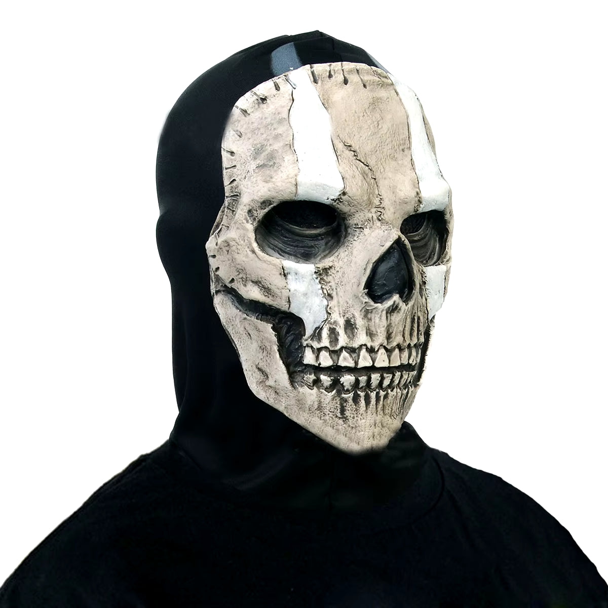 Horror Call of Duty Ghost Tactical Skull Mask Halloween Perform Party Masquerade Prop Helmet Cosplay Latex Headgear