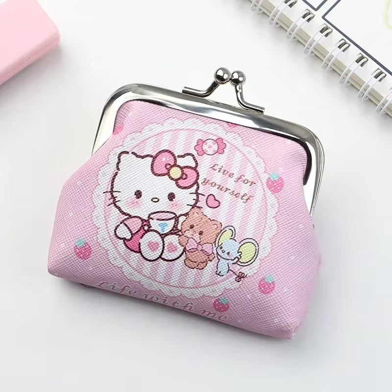 Cartoon Coin Pouch Purse Sanrio Creative Small Wallet Wholesale My Melody Bags Girls Purse Kawaii Wallet Kid Purses