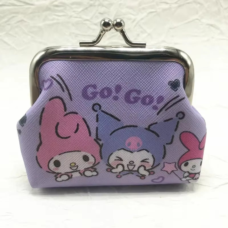 Cartoon Coin Pouch Purse Sanrio Creative Small Wallet Wholesale My Melody Bags Girls Purse Kawaii Wallet Kid Purses